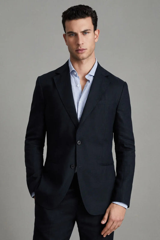 Suit blazer in stretch wool