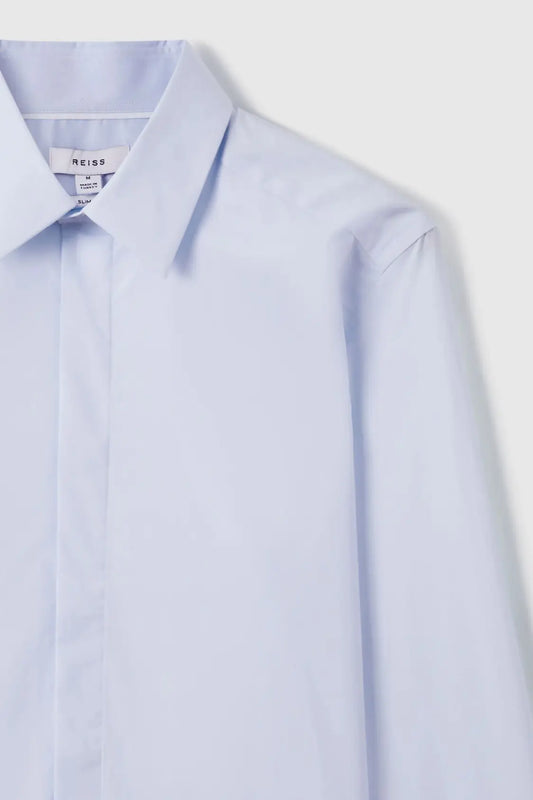 Slim Fit Cotton Blend Shirt