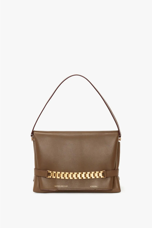 Chain Pouch With Strap In Black
