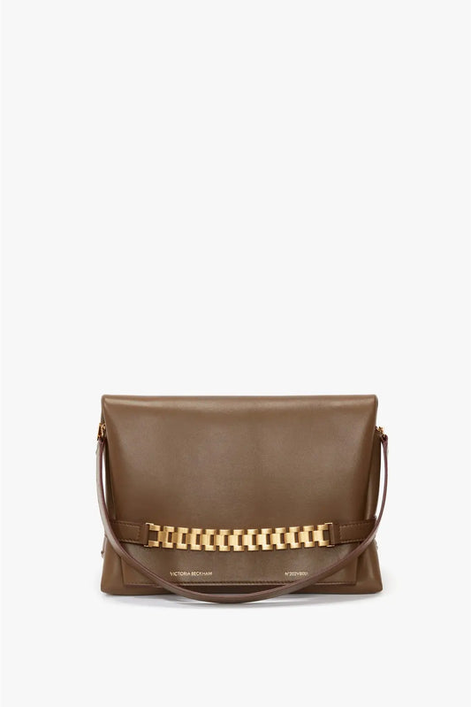 Chain Pouch With Strap In Black
